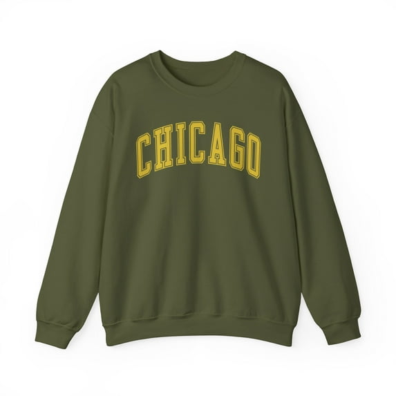 Chicago Sweatshirt Gifts Crew Neck Shirt Long Sleeve Unisex