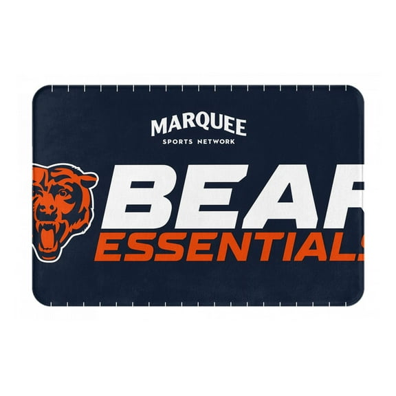 Chicago Team Personalized Gift Flannel Non-slip Floor Mats 16x24 Inch Unisex Starter Mats Indoor Outdoor Home Decor Rugs Doormat Bathroom Mats
