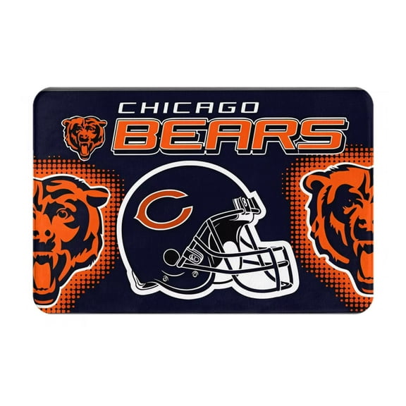Chicago Team Personalized Gift Flannel Non-slip Floor Mats 16x24 Inch Unisex Starter Mats Indoor Outdoor Home Decor Rugs Doormat Bathroom Mats