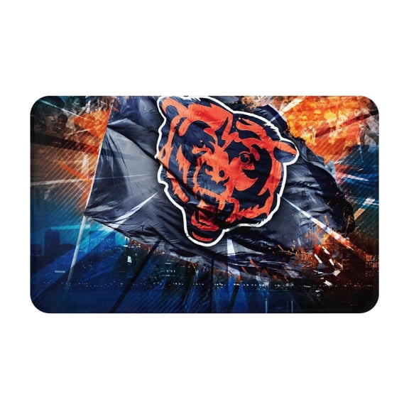 Chicago Team Personalized Gift Flannel Non-slip Floor Mats 20x31.5 Inch Unisex Starter Mats Indoor Outdoor Home Decor Rugs Doormat Bathroom Mats
