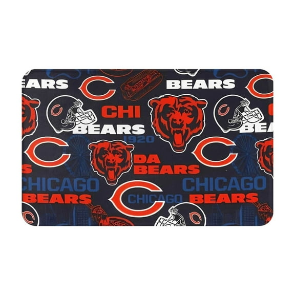 Chicago Team Personalized Gift Flannel Non-slip Floor Mats 20x31.5 Inch Unisex Starter Mats Indoor Outdoor Home Decor Rugs Doormat Bathroom Mats