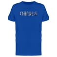 thumbnail image 1 of Chicago, Travel Lovers Quote Tee Men's -Image by Shutterstock, 1 of 2