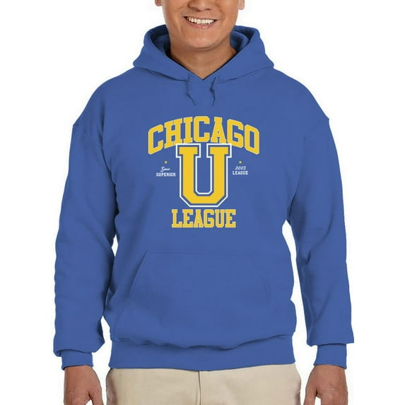 Chicago U League Sports Style Hoodie Men -Image by Shutterstock, Male 5X-Large
