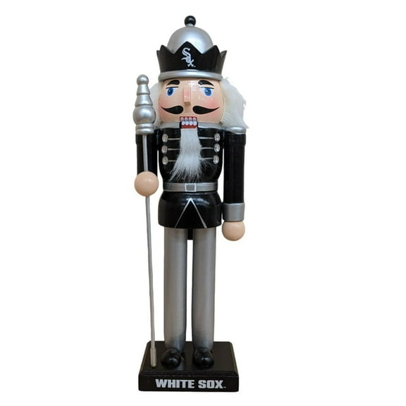 Chicago White Sox 12" Wooden Nutcracker Statue