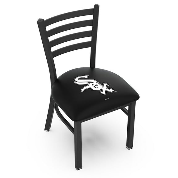 Chicago White Sox 18" Chair with Black Wrinkle Finish