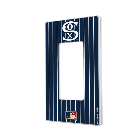 Chicago White Sox 1919 Cooperstown Pinstripe Single Rocker Light Switch Plate