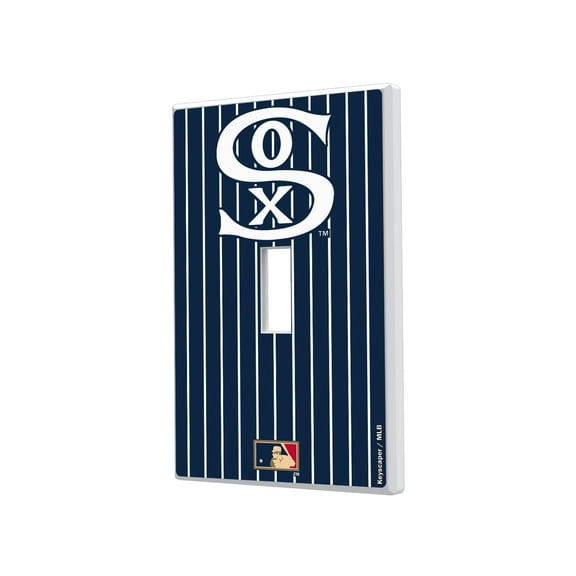 Chicago White Sox 1919 Cooperstown Pinstripe Single Toggle Light Switch Plate