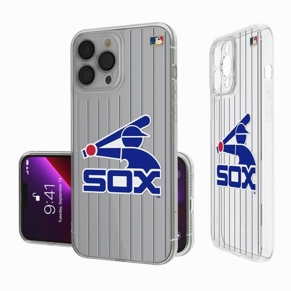 Chicago White Sox 1976-1981 Cooperstown Pinstripe iPhone Clear Case