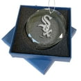 thumbnail image 1 of Chicago White Sox 3.25'' Laser Engraved Glass Ornament, 1 of 1