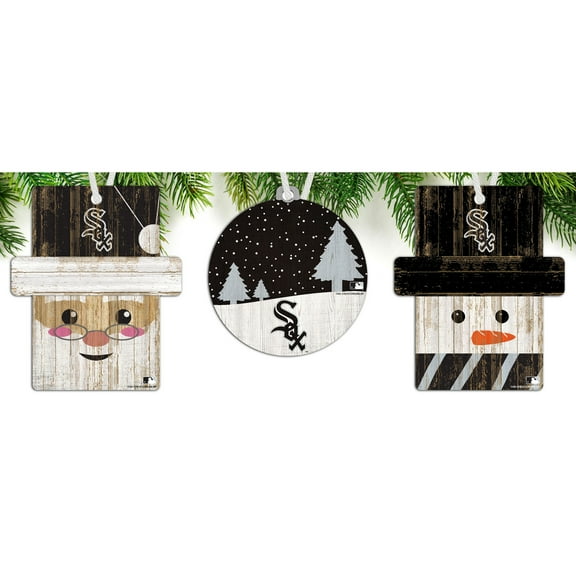 Chicago White Sox 3-Pack Ornament Set
