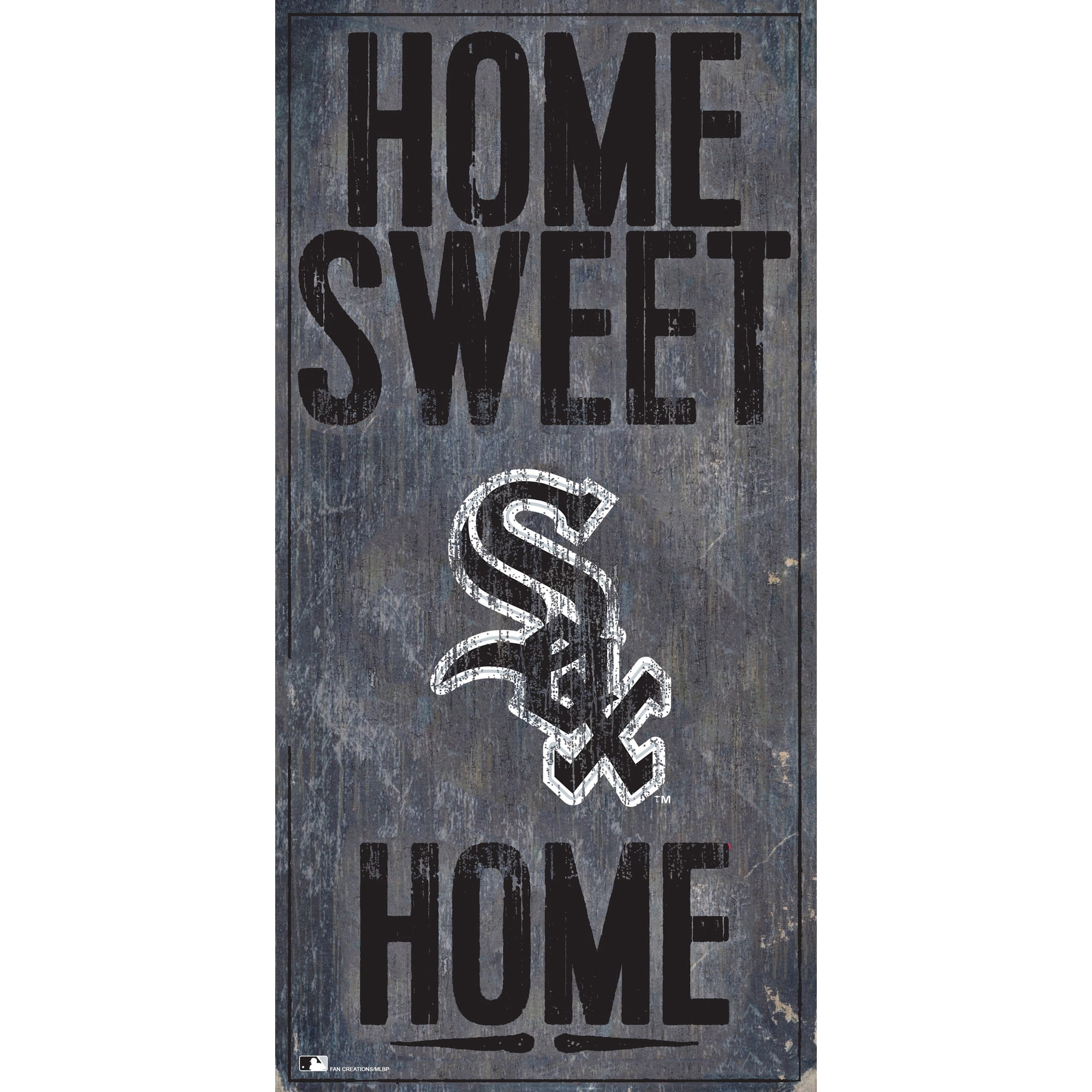 Chicago White Sox 6'' x 12'' Home Sweet Home Sign - Walmart.com