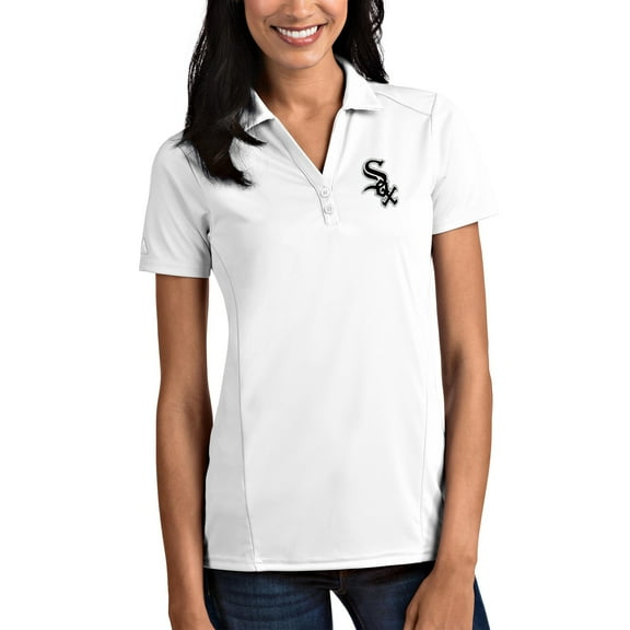 Chicago White Sox Antigua Women's Tribute Polo - White