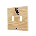 thumbnail image 1 of Chicago White Sox Baseball Bat Design Double Toggle Light Switch Plates, 1 of 4