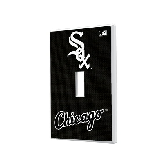 Chicago White Sox Solid Single Toggle Light Switch Plate