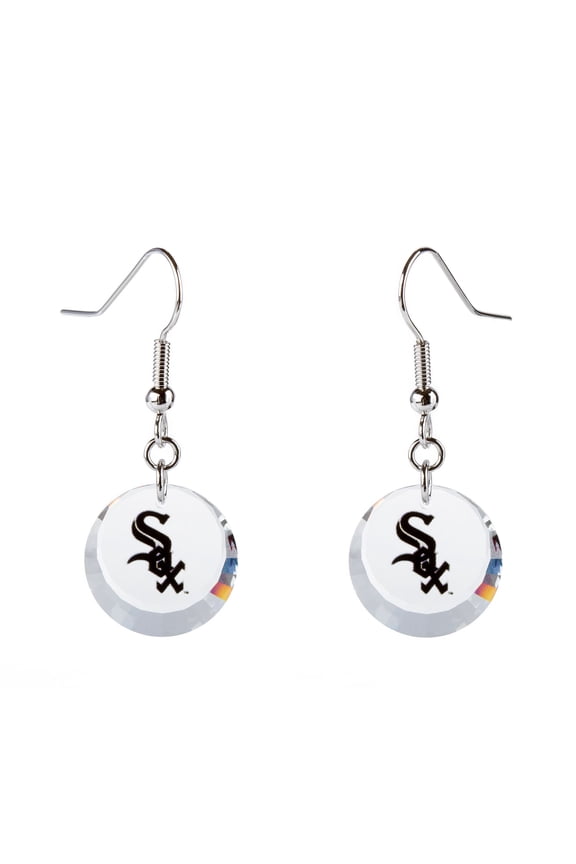 Chicago White Sox Swarovski Pick Off Earrings