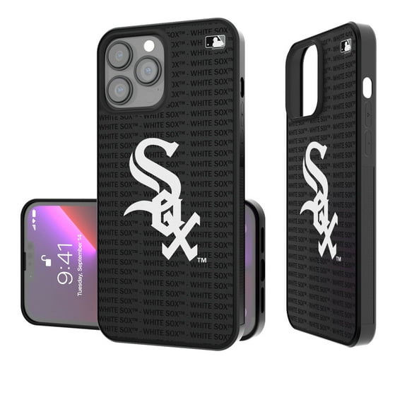 Chicago White Sox iPhone Text Backdrop Design Bump Case