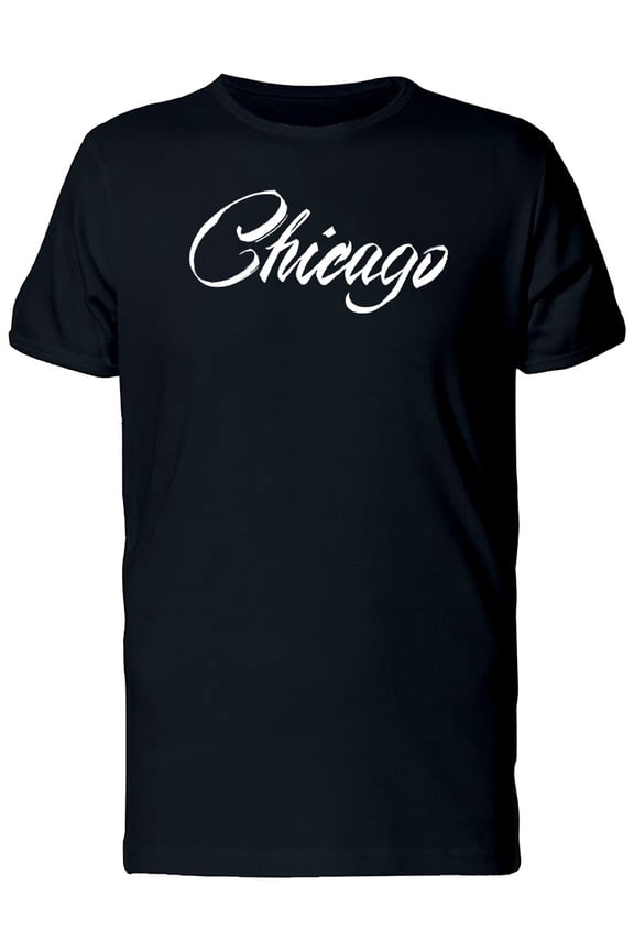 Chicago With Custom Font Tee Men's -Image by Shutterstock