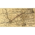 thumbnail image 1 of Chicago and Southwestern Railway and the Chicago, Rock Island & Pacific Railroad - 1869 Poster Print (24 x 36), 1 of 1