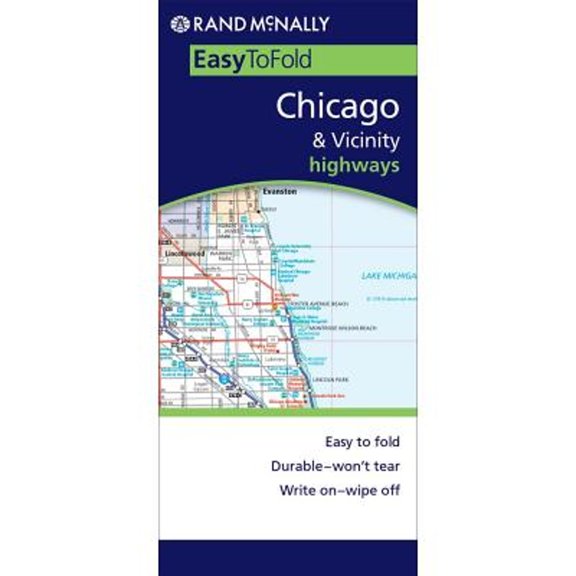 Pre-Owned Easyfinder-Chicago & Vicinity Regional (Paperback 9780528993909) by Navigation Technologies Corporation, Rand McNally (Manufactured by)