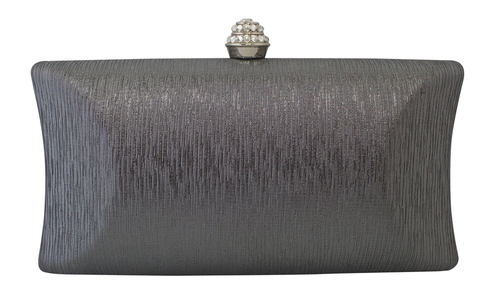 Chicastic Rhinestone Crystal Clasp Hard Box Wedding Evening Bag