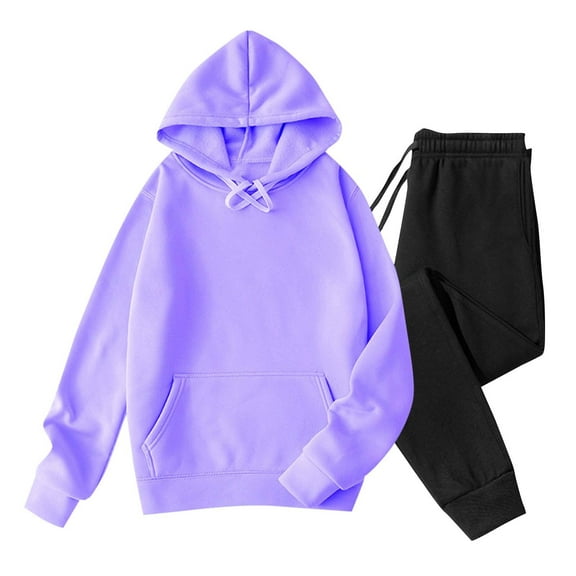 Chiccall Mens 2 Piece Sweatsuit for Men Fleece Lined Pullover Hoodie & Jogger Sweatpants Tracksuit for Jogging Casual