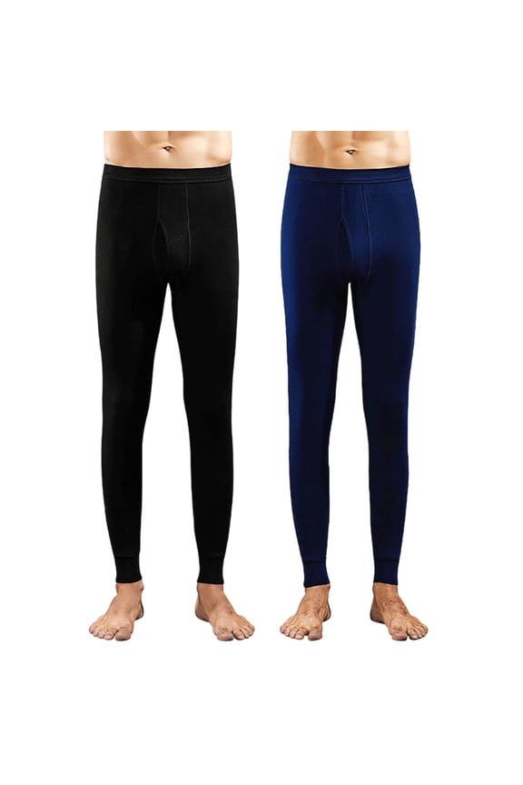 2PC Mens Base Layer Bottoms Winter Outdoor Ski Hiking Camping Thermal Underwear Pants