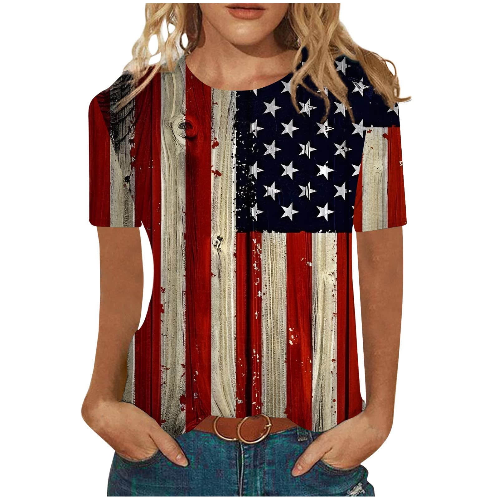 Plus size patriotic shirts discount