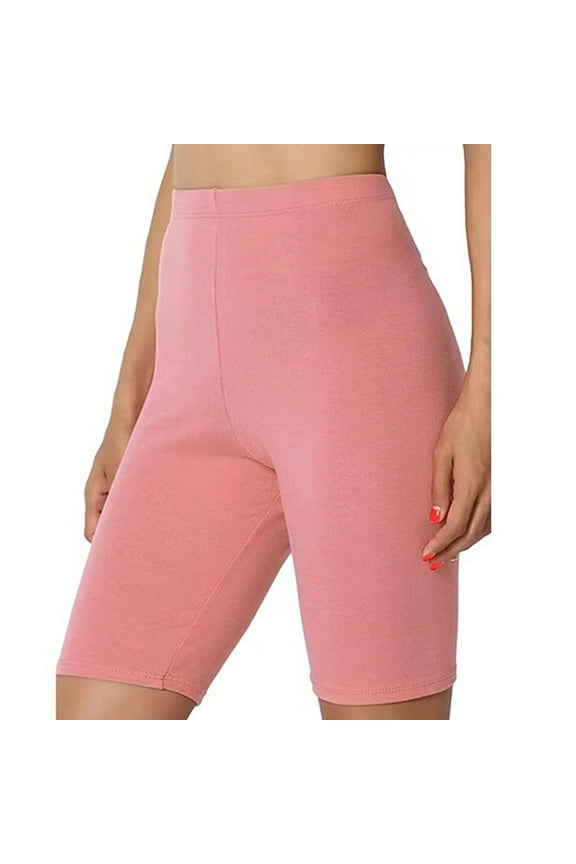 Chiccall Biker Shorts Women High Waisted Tummy Control Soft Running Yoga Shorts Plus Size Gym Shorts Women Athletic Workout Shorts