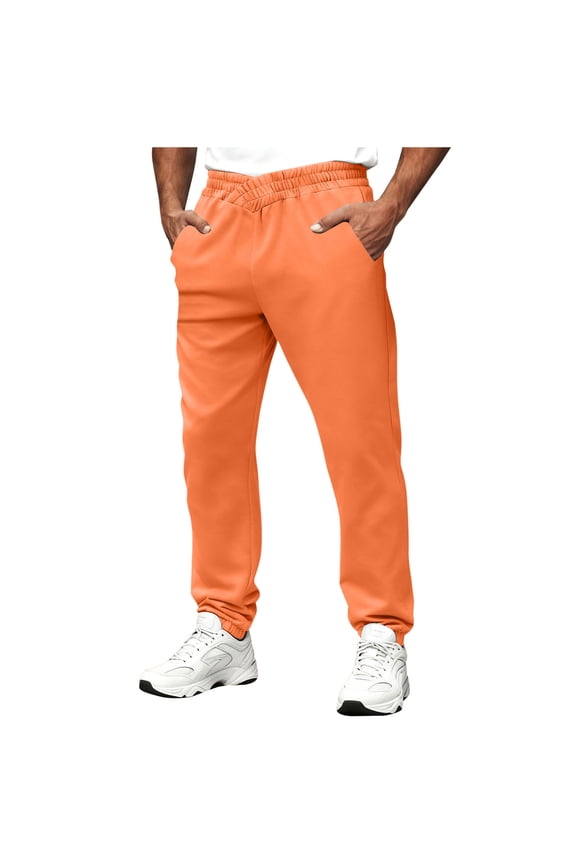 Casual Sweatpants for Men Crossed Elastic