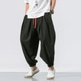 thumbnail image 1 of Chiccall Men Loose Hippie Boho Yoga Pants, 1 of 5