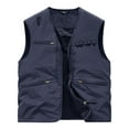 thumbnail image 1 of Chiccall Men's Climbing Cargo Vest Outdoor Breathable Hiking Travel Photo Zip Up Work Vest with Multiple Pockets, 1 of 7