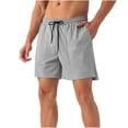 thumbnail image 1 of Chiccall Men's Lightweight Running Shorts Stretch Wicking Quick Dry Elastic Waist Workout Shorts with Deep Pockets & Back Loops, 1 of 7