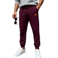 thumbnail image 1 of Chiccall Men's Sweatpants Casual Textured Elastic Bottom Workout Trouser Elastic Waist Drawstring Jogger with Back Pocket, 1 of 7
