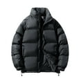 thumbnail image 1 of Chiccall Men's Thickened Puffer Jacket Winter Quilted Puffy Jackets Colorblock Winter Heavy Outdoor Windproof Insulated Coats, 1 of 4