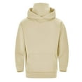 thumbnail image 1 of Chiccall Men's Turtleneck Hoodies Casual Hooded Sweatshirts Winter Warm Pullover Sweater Tops with Pocket, 1 of 5
