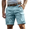 thumbnail image 1 of Chiccall Mens Cargo Shorts Lightweight Summer Breathable Outdoor Hiking Work Shorts with Multi Pockets, 1 of 5