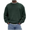 thumbnail image 1 of Chiccall Mens Crew Neck Long Sleeve Loose Corduroy Pullover Sweatshrits, 1 of 6