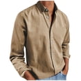 thumbnail image 1 of Chiccall Mens Dress Shirts Long Sleeve Business Casual Work Shirt with Pocket, 1 of 6