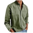 thumbnail image 1 of Chiccall Mens Dress Shirts Long Sleeve Business Casual Work Shirt with Pocket, 1 of 6