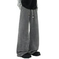 thumbnail image 1 of Chiccall Mens Flared Bottom Sweatpants Fashion Sequin Textured Street Trousers with Pockets, 1 of 7