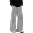 thumbnail image 1 of Chiccall Mens Flared Bottom Sweatpants Fashion Sequin Textured Street Trousers with Pockets, 1 of 6