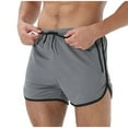thumbnail image 1 of Chiccall Mens Mesh Shorts Summer Casual Trainning Elastic Waist Shorts Zipper Pockets Drawstring Swim Trunks L Dark, 1 of 5