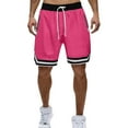 thumbnail image 1 of Chiccall Mens Oversized Basketball Shorts Lightweight Quick Dry Breathable Active Shorts Big Elastic Waist Drawstring Gym Workout Shorts with Zipper Pockets Sizes S-5XL, 1 of 4
