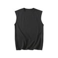 thumbnail image 1 of Chiccall Mens Plus Size Cotton Tank Tops Summer Fashion Solid Crew Neck Sleeveless Casual Loose Blouse Shirts, 1 of 4