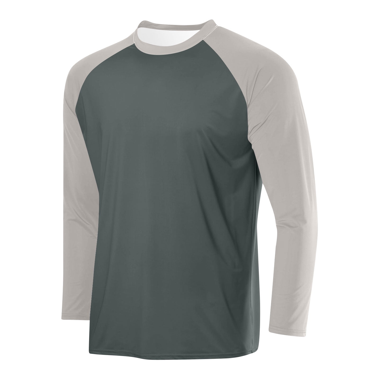 Chiccall Mens Raglan Long Sleeve T-Shirts Crewneck Vintage