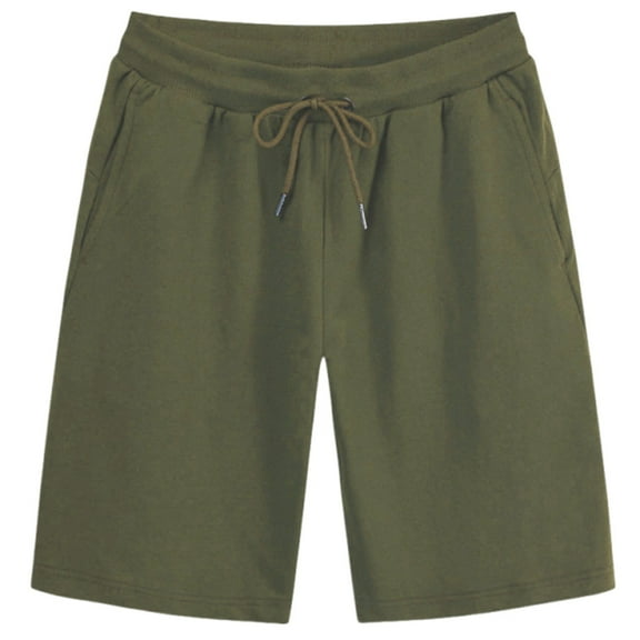 Chiccall Mens Soft Sweat Shorts Casual Classic Elastic Waist Workout Drawstring Beach Shorts