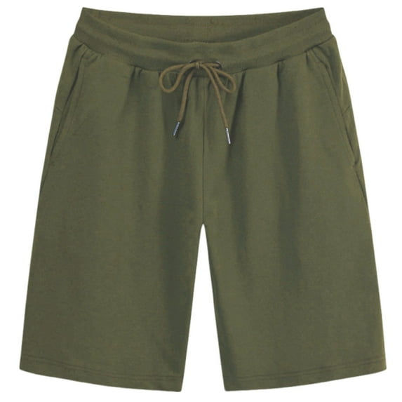 Chiccall Mens Soft Sweat Shorts Casual Classic Elastic Waist Workout Drawstring Beach Shorts