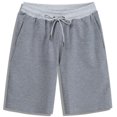 thumbnail image 1 of Chiccall Mens Soft Sweat Shorts Casual Classic Elastic Waist Workout Drawstring Beach Shorts, 1 of 4