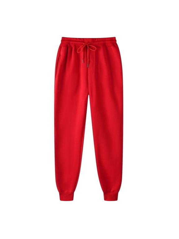 Mens Sweatpants with Pockets, Mens Jogging Pants Elastic Bottom, Soft Hip-hop Sweatpants for Men