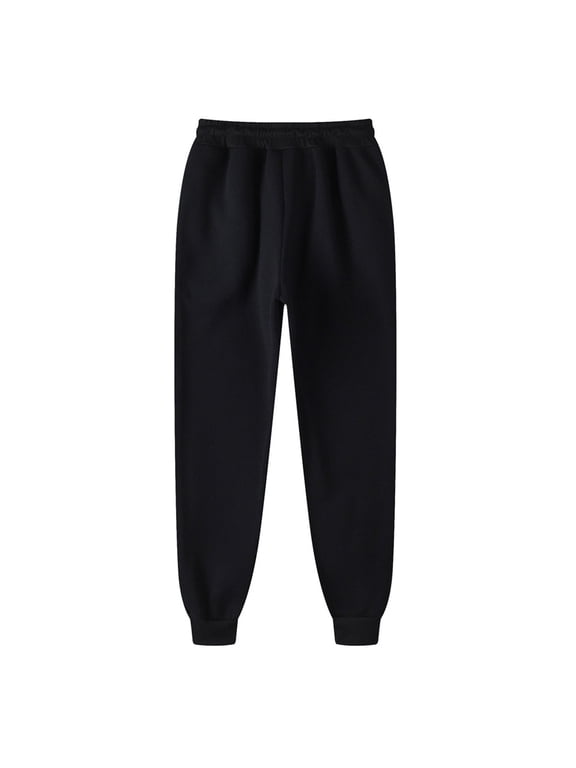 Mens Sweatpants with Pockets, Mens Jogging Pants Elastic Bottom, Soft Hip-hop Sweatpants for Men